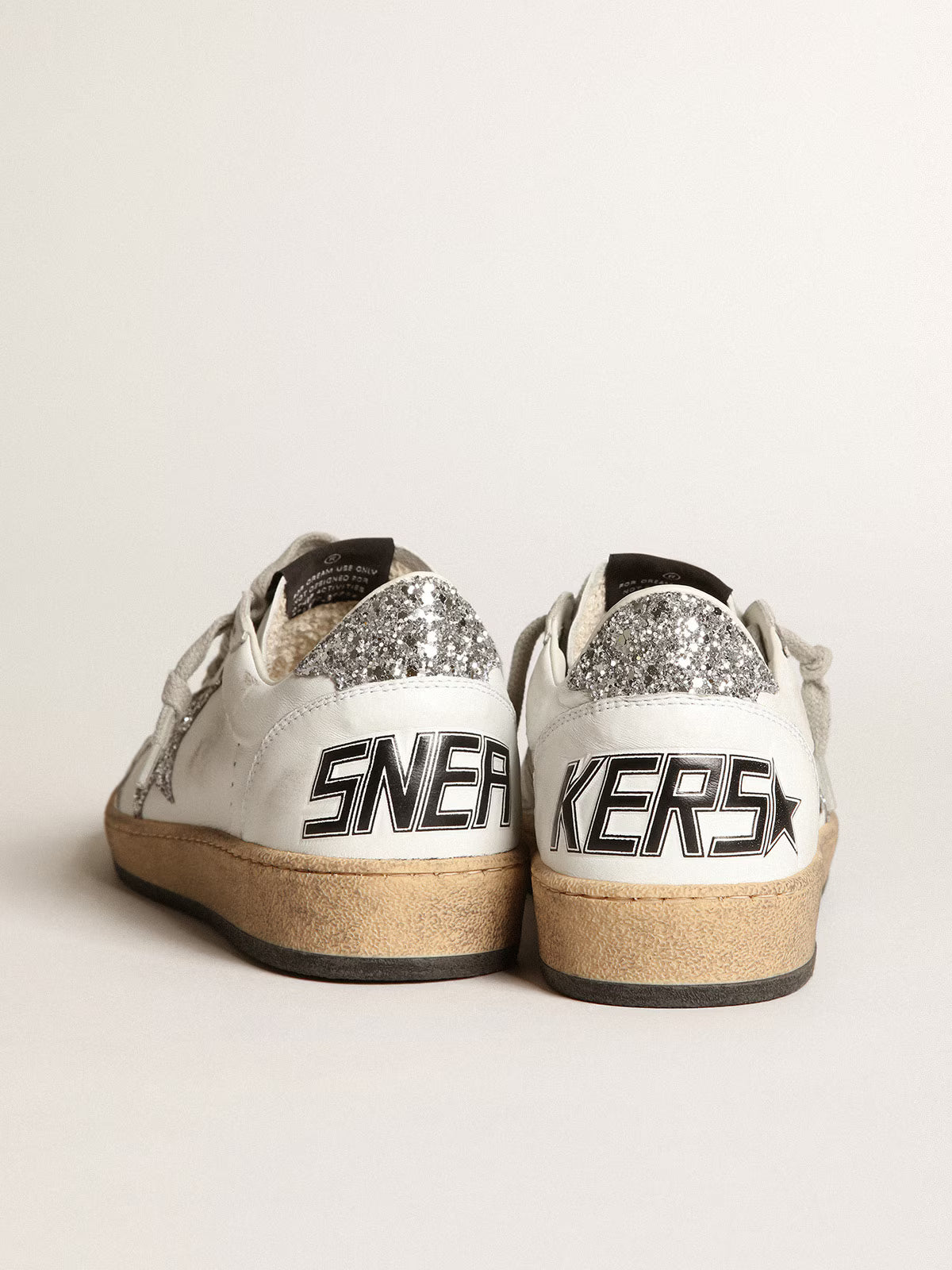 GGDB - Ball Star femme en nappa avec étoile blanche et contrefort pailleté