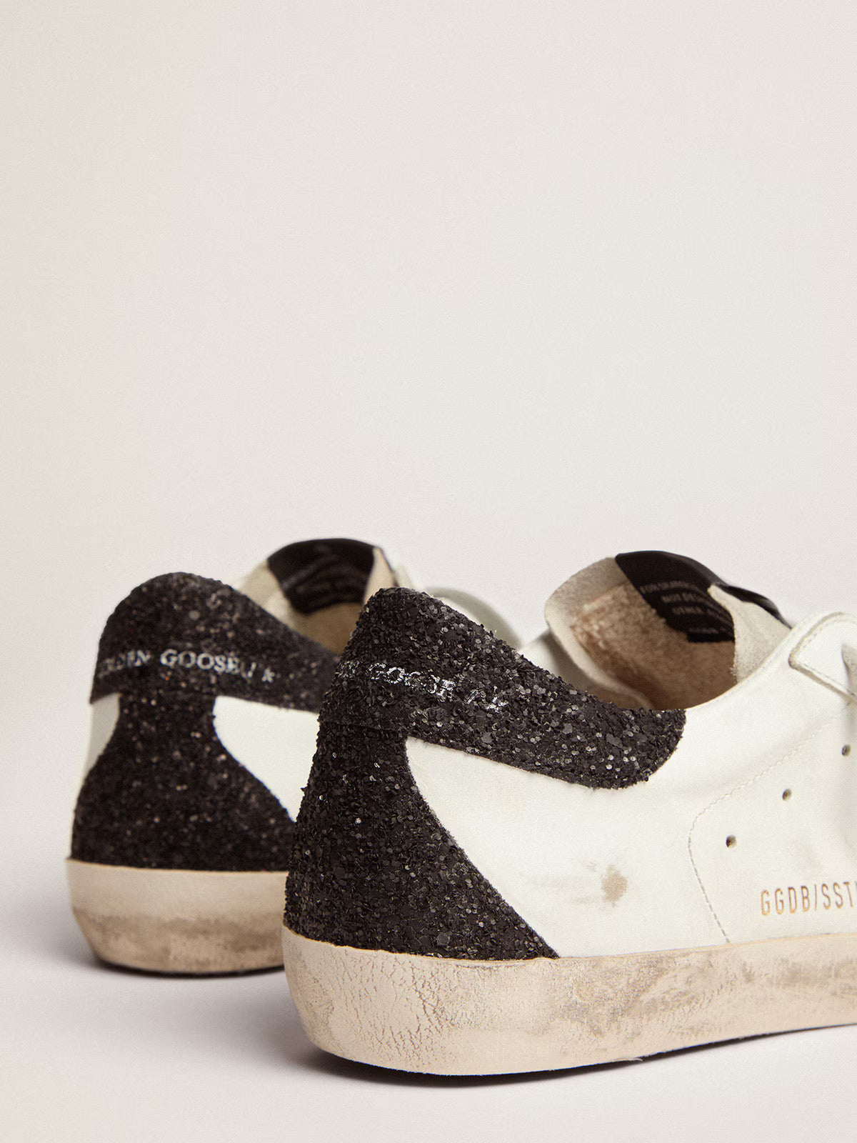 GGDB - Super-Star LTD pour femme avec étoile dorée et contrefort à paillettes noires